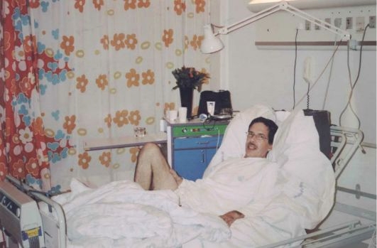 Brian in the hospital